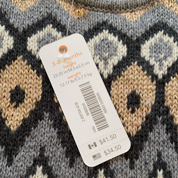 Gymboree metallic thread baby girl tunic dress - Picture 5 of 5